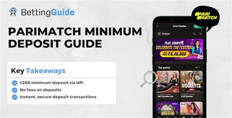 minimum deposit in parimatch|Parimatch Deposit .